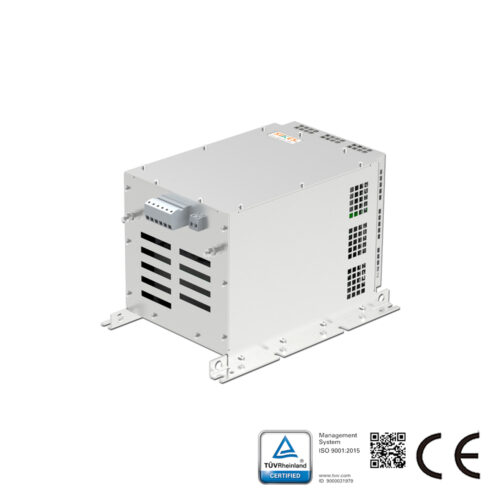 SC630F5-150-006に対応したFans-tech ECファン用高調波フィルター。1台のフィルターで最大3台のファンを駆動可能。